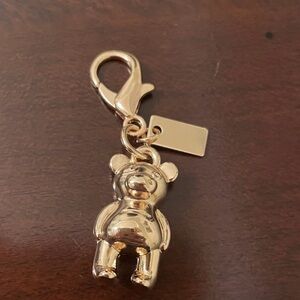 Coach Gold Bear Keychain